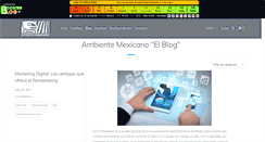 Desktop Screenshot of ambientemexicanoespacios.boosterblog.es