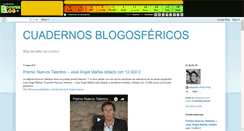 Desktop Screenshot of cuadernosblogosfericos.boosterblog.es