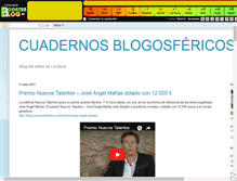 Tablet Screenshot of cuadernosblogosfericos.boosterblog.es
