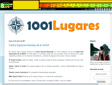 Tablet Screenshot of 1001lugares.boosterblog.es