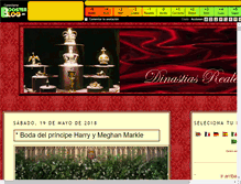 Tablet Screenshot of dinastiasreales.boosterblog.es
