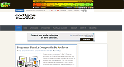 Desktop Screenshot of codigosparaweb.boosterblog.es
