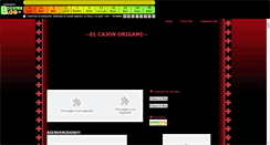 Desktop Screenshot of elcajonorigami.boosterblog.es
