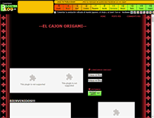 Tablet Screenshot of elcajonorigami.boosterblog.es