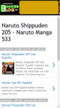 Mobile Screenshot of narutocapitulonline.boosterblog.es