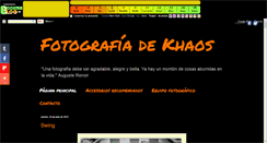 Desktop Screenshot of fotokhaos.boosterblog.es