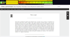 Desktop Screenshot of citasypersonajes.boosterblog.es