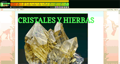 Desktop Screenshot of cristalesyhierbas.boosterblog.es