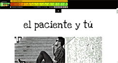 Desktop Screenshot of elpacienteytu.boosterblog.es