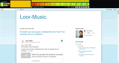 Desktop Screenshot of loor-music.boosterblog.es
