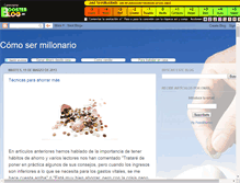 Tablet Screenshot of comosermillonario.boosterblog.es