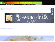 Tablet Screenshot of lacocinadeile.boosterblog.es