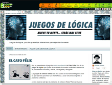 Tablet Screenshot of juegosdelogica.boosterblog.es