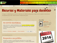 Tablet Screenshot of materialesparadocentes.boosterblog.es