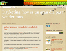 Tablet Screenshot of dayketing.boosterblog.es