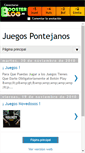 Mobile Screenshot of juegospontejanos.boosterblog.es