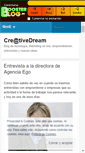 Mobile Screenshot of creativedream2010.boosterblog.es