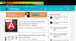 Desktop Screenshot of frikibloggeo.boosterblog.es