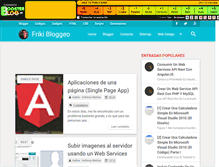 Tablet Screenshot of frikibloggeo.boosterblog.es