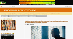 Desktop Screenshot of bibliotecarios.boosterblog.es