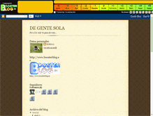 Tablet Screenshot of degentesola.boosterblog.es