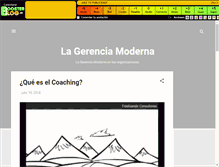 Tablet Screenshot of lagerenciamodernaenlasorg.boosterblog.es