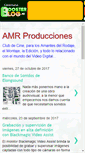 Mobile Screenshot of amrproducciones.boosterblog.es