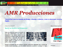 Tablet Screenshot of amrproducciones.boosterblog.es