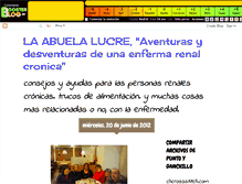 Tablet Screenshot of laabuelalucre.boosterblog.es