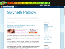 Tablet Screenshot of gwyneth-paltrow.boosterblog.es