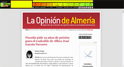 Desktop Screenshot of laopiniondealmeria.boosterblog.es