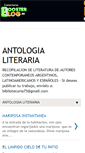 Mobile Screenshot of antologia-literaria.boosterblog.es