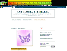 Tablet Screenshot of antologia-literaria.boosterblog.es