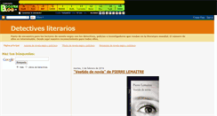 Desktop Screenshot of detectivesliterarios.boosterblog.es