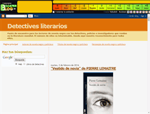 Tablet Screenshot of detectivesliterarios.boosterblog.es