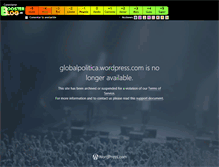 Tablet Screenshot of globalpolitica.boosterblog.es