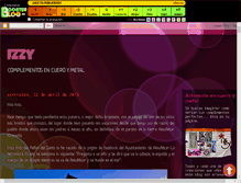 Tablet Screenshot of izzy.boosterblog.es