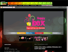 Tablet Screenshot of happyboxperu.boosterblog.es