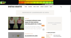 Desktop Screenshot of dietasgratis.boosterblog.es