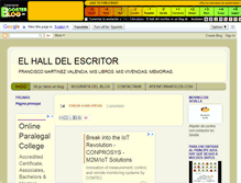 Tablet Screenshot of elhalldelescritor.boosterblog.es