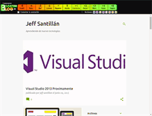 Tablet Screenshot of jeff-santillan.boosterblog.es