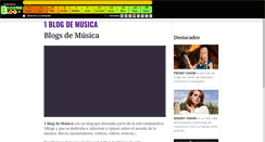 Desktop Screenshot of 1blogdemusica.boosterblog.es