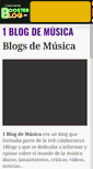 Mobile Screenshot of 1blogdemusica.boosterblog.es