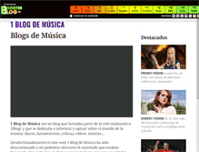 Tablet Screenshot of 1blogdemusica.boosterblog.es