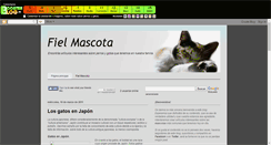 Desktop Screenshot of fielmascota.boosterblog.es
