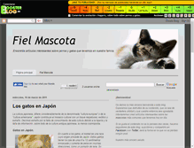 Tablet Screenshot of fielmascota.boosterblog.es