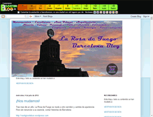 Tablet Screenshot of barcelonalarosadefuego.boosterblog.es