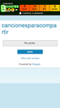 Mobile Screenshot of cancionesparacompartir.boosterblog.es