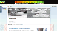 Desktop Screenshot of hierbabuenaypimienta.boosterblog.es