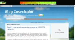 Desktop Screenshot of miblogcosechador.boosterblog.es